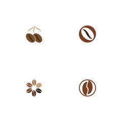 coffee bean icon vector