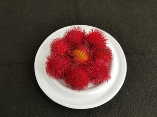 The rambutan taxonomic name: Nephelium lappaceum) is a medium-sized tropical tree in the family...