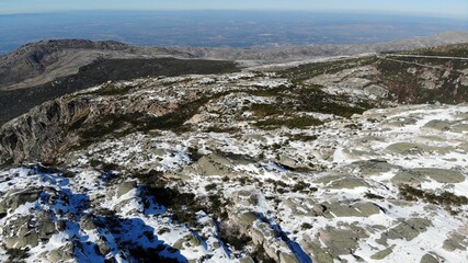 Landscape of Serra da Estrela, Portugal.