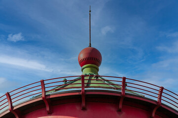 Fototapeta na wymiar Spitze des Pilsumer Leuchtturm