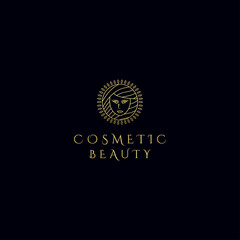 Vector logo design template for beauty, and, cosmetics