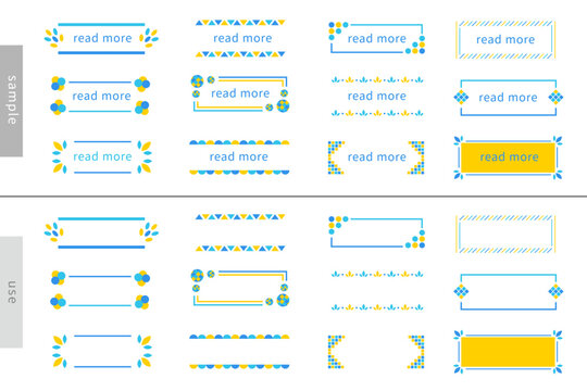 タイトル 見出し 表題 名前 北欧 装飾 枠 バナー フレーム AI ベクター素材