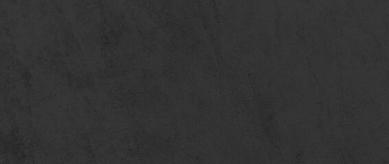 Panorama of Black genuine cow leather texture and seamless background