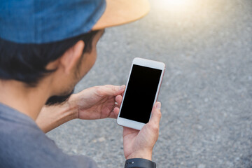 People use smartphone