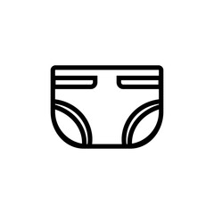 baby diapers icon