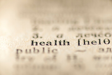 health word dictionary