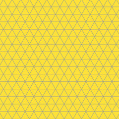 Triangle Mesh Pattern in Illuminating Yellow and Ultimate Gray, Triangle Design in 2021 Color of the Year