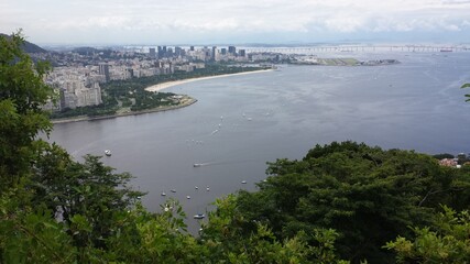 Vue sur la baie de Rio de Janeiro