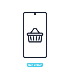 Shopping bag icon. Shopping and Market symbol template for graphic and web design collection logo vector illustration