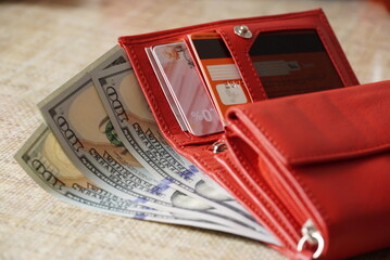 wallet with money