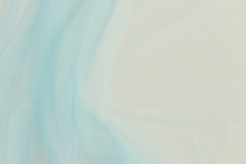 Vintage pastel blue tulle chiffon texture background