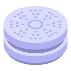 Smart sensor icon. Isometric of smart sensor vector icon for web design isolated on white background