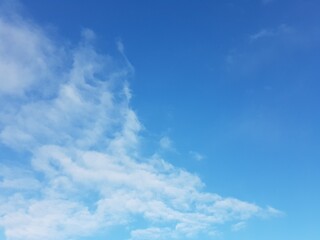 blue sky with clouds