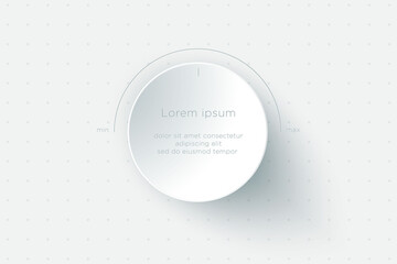 Abstract background. Volume control on a white background. The background can be used as a fond for labels, like a frame, presentation slide. Place for your text.