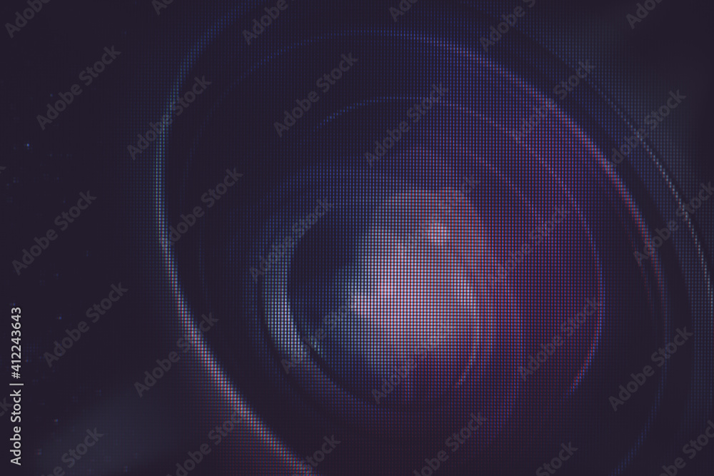 Aufkleber Close up beautiful camera lens. Background pattern for design. Macro  photography view. Close-up of pixel..