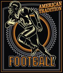 American football player © omnipotent