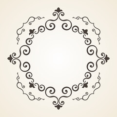 Victorian frame. Vintage design