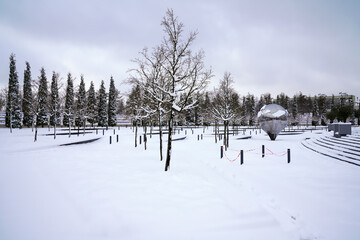 winter park of the city of Krasnodar                               