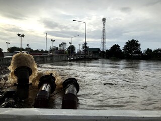 River at Sawankalok, Sukhothai, Thailand.