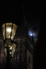 street lamp in the night