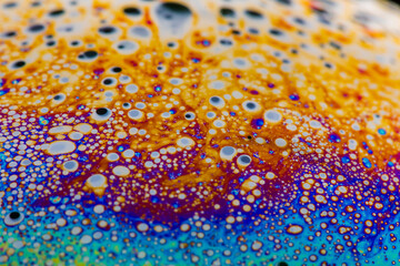 surface texture of a soap bubble 