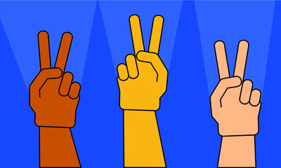 Fototapeta premium Peace sign