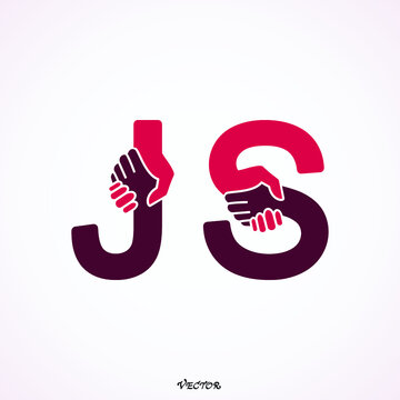 Creative JS letter icon abstract logo vector design.Business offer,partnership icon.Corporate business and industrial logotype symbol.Vector illustration
