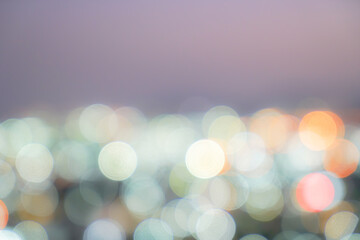 Night light bokeh background.