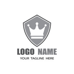 Crown Logo Template vector icon illustration design