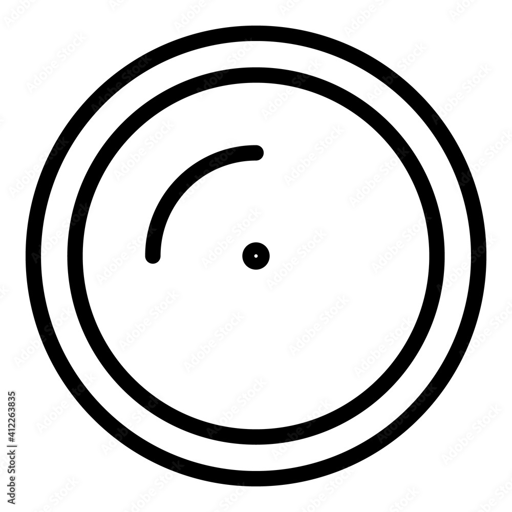 Poster song drum icon. outline song drum vector icon for web design isolated on white background