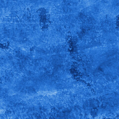 Blue ink and watercolor frost texture on white paper background. Paint leaks and decalcomania effects. Hand-painted gouache abstract image. Mess on the canvas.