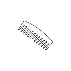 Comb line icon vector design logo element