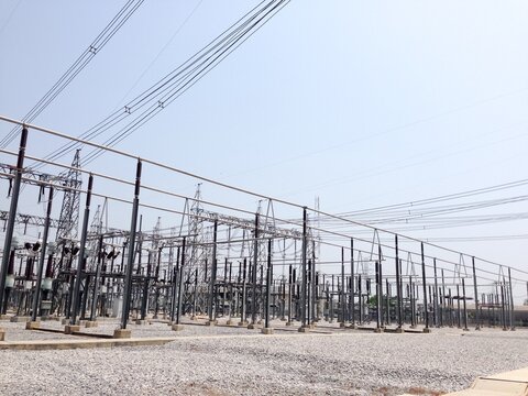 High voltage power transmission line of high voltage switchyard, GIS system