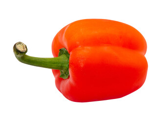 sweet bell pepper on white background for booklet design or for menu