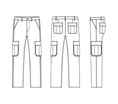 Details more than 80 cargo pants sketch - seven.edu.vn