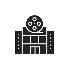 Hashtag glyph black icon. SMM promotion. Outline pictogram