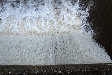 water drops on the wall