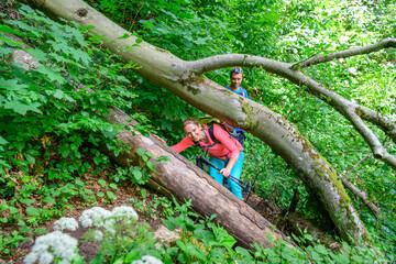 Wanderung auf einem Erlebnis-Wanderpfad im Naturpark Altmühltal, dem Jägersteig bei Dollnstein