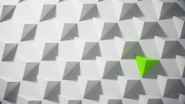 Abstract background for business presentation, triangles closeup stracture with unque element seamlees animation 