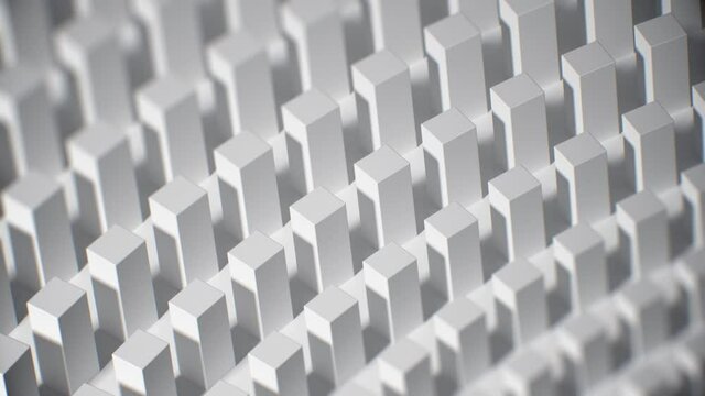Abstract background for business presentation, Cubes closeup stracture seamlees animation