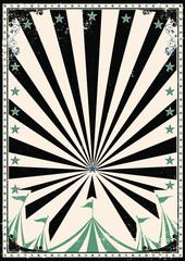 Circus retro sunbeam poster. A circus background for a poster for your show ! © christophe BOISSON