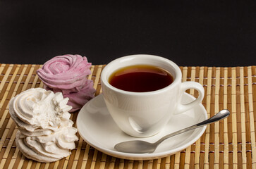 Marshmallow isolated on white background with clipping path