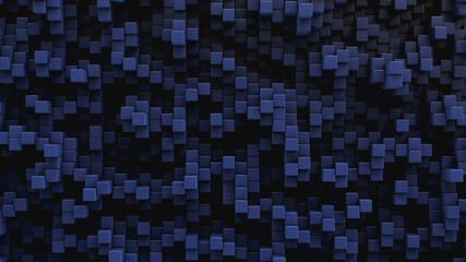 Lots of rectangular rods. Tech abstract textured background.