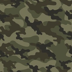 Fototapeta premium military camouflage vector seamless print
