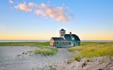 Old Harbor Lifesaving Station at the Cape Cod National Seashore