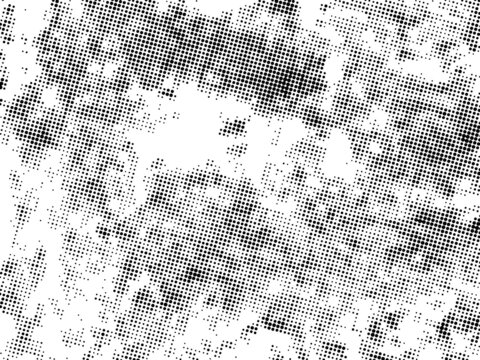 Grunge Halftone Dots Background. Offset Printing Texture. 