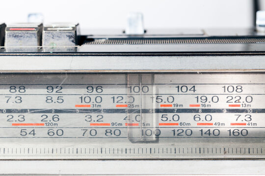 Details of an old radio.