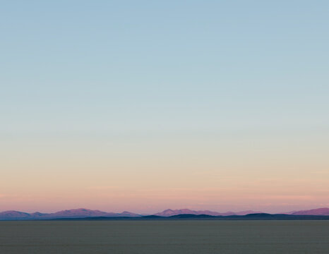 Black Rock Desert at dawn, Nevada