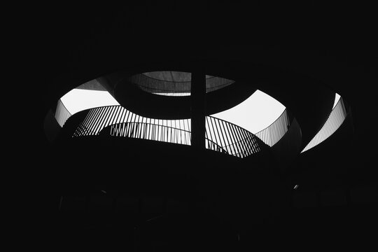 Black and White Stairs . Geometry