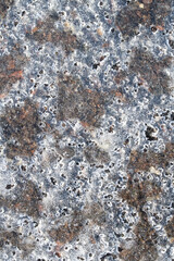 melting ice on a pavement